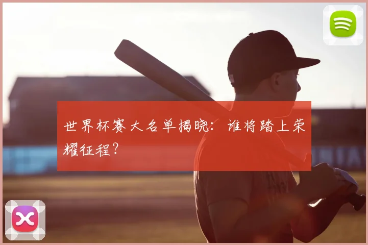 世界杯赛大名单揭晓：谁将踏上荣耀征程？